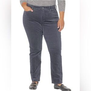 New NYDJ Plus Size Marilyn Straight Jeans in Gilt 22W 32” inseam